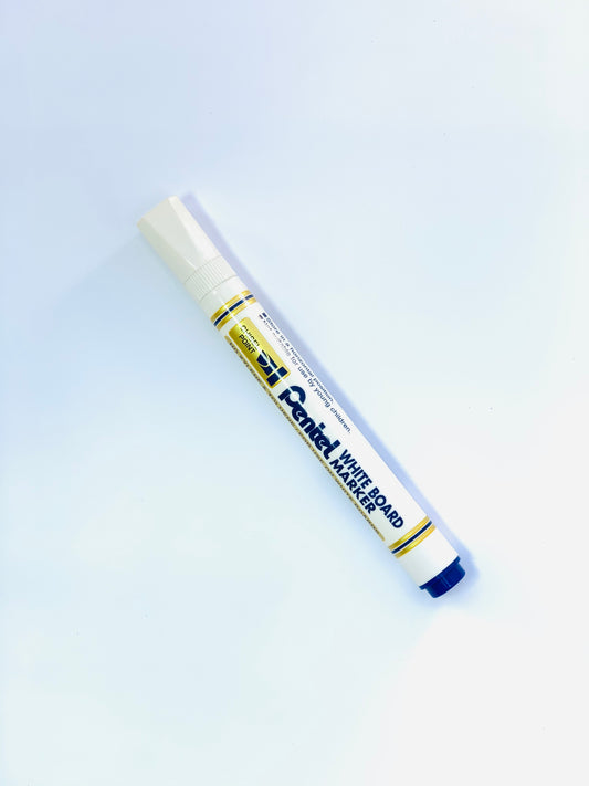 قلم ماركر للسبورة البيضاء من Pentel - أزرق
