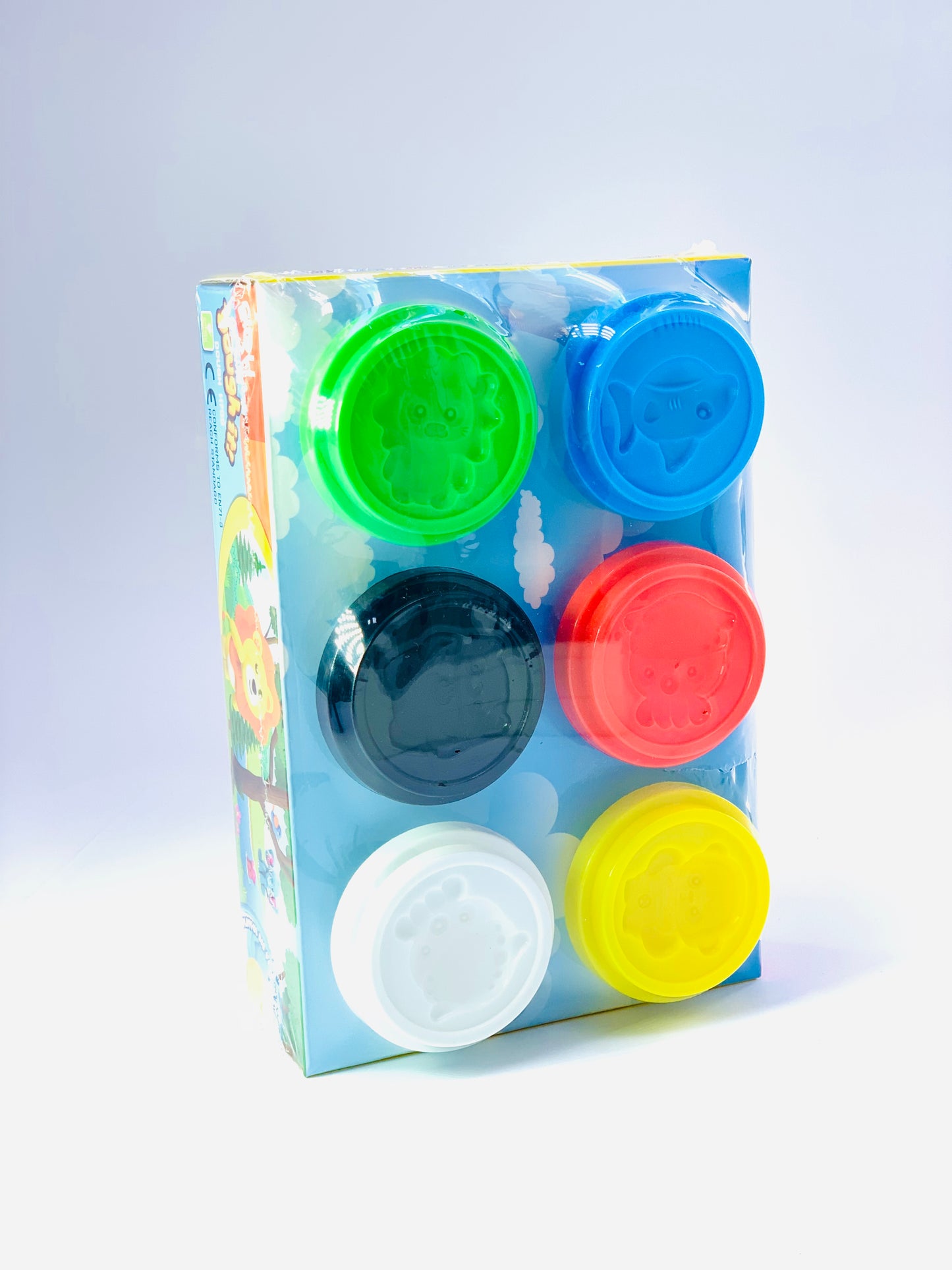 PLADOUGH 6 PCS 6 COLORS