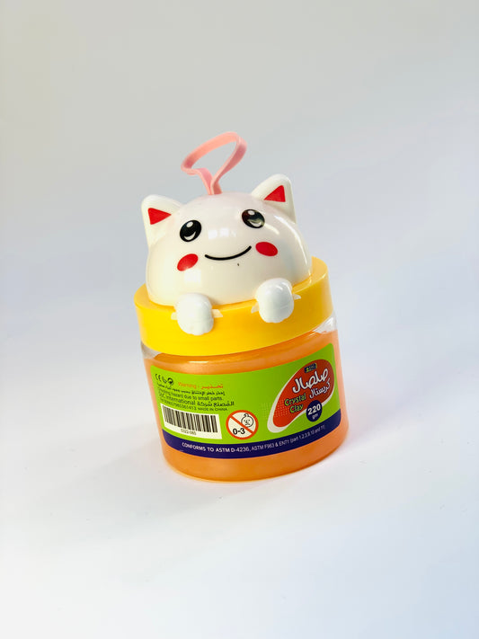 SBC كريستال سلايم برتقالي