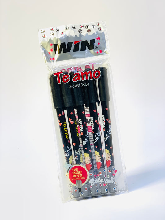TE AMO BLL PEN BLACK 1X5