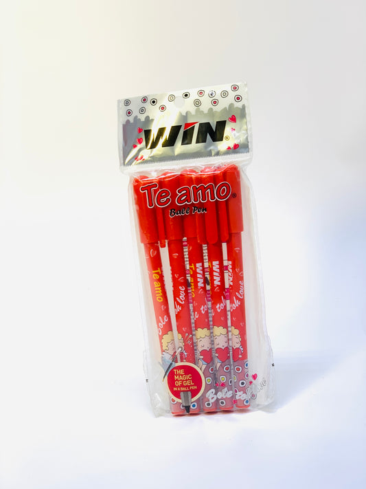 TE AMO BALL PEN RED COLOR 1X5