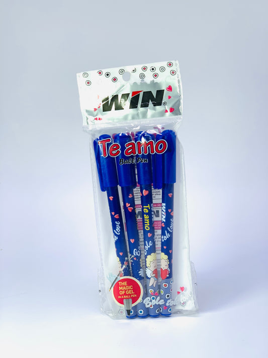 TE AMO BALL PEN 1X5 BLUE COLOR