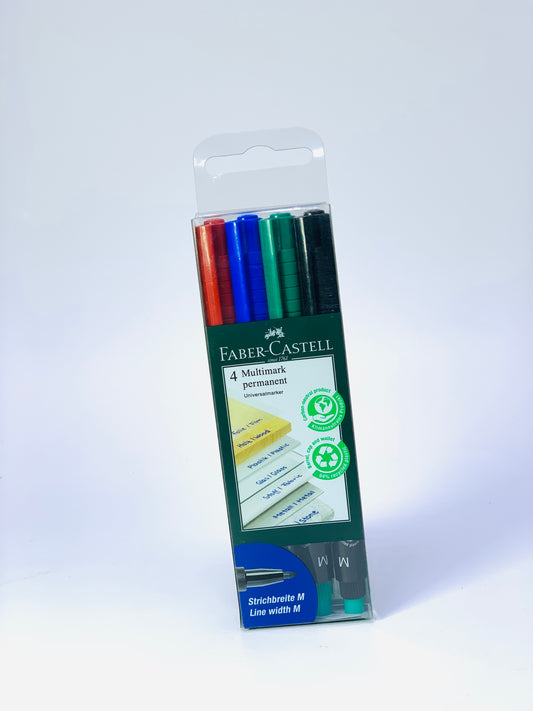 FABER CASTEL 4 MULTI MARK PERMANENT MARKER