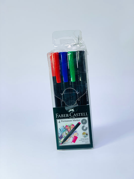FABER CASTEL PERMANENT MARKER 1X4