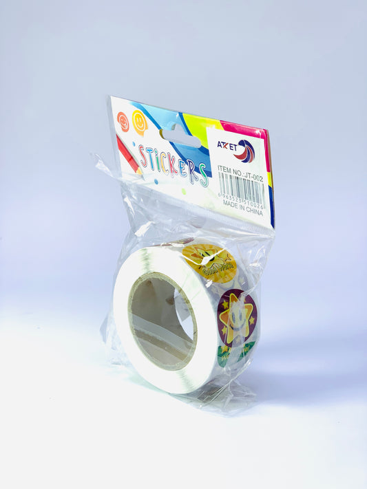 SMILEY STICKER 500 PCS ROLL