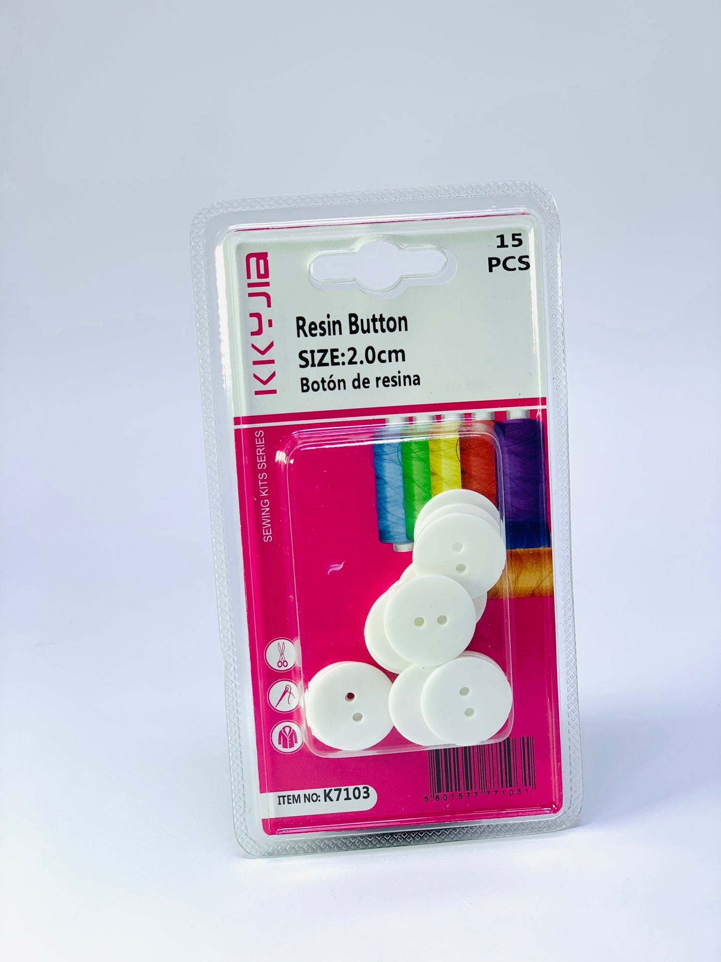 RESIN BUTTON 2.0 CM