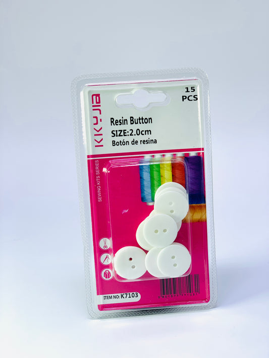 RESIN BUTTON 2.0 CM