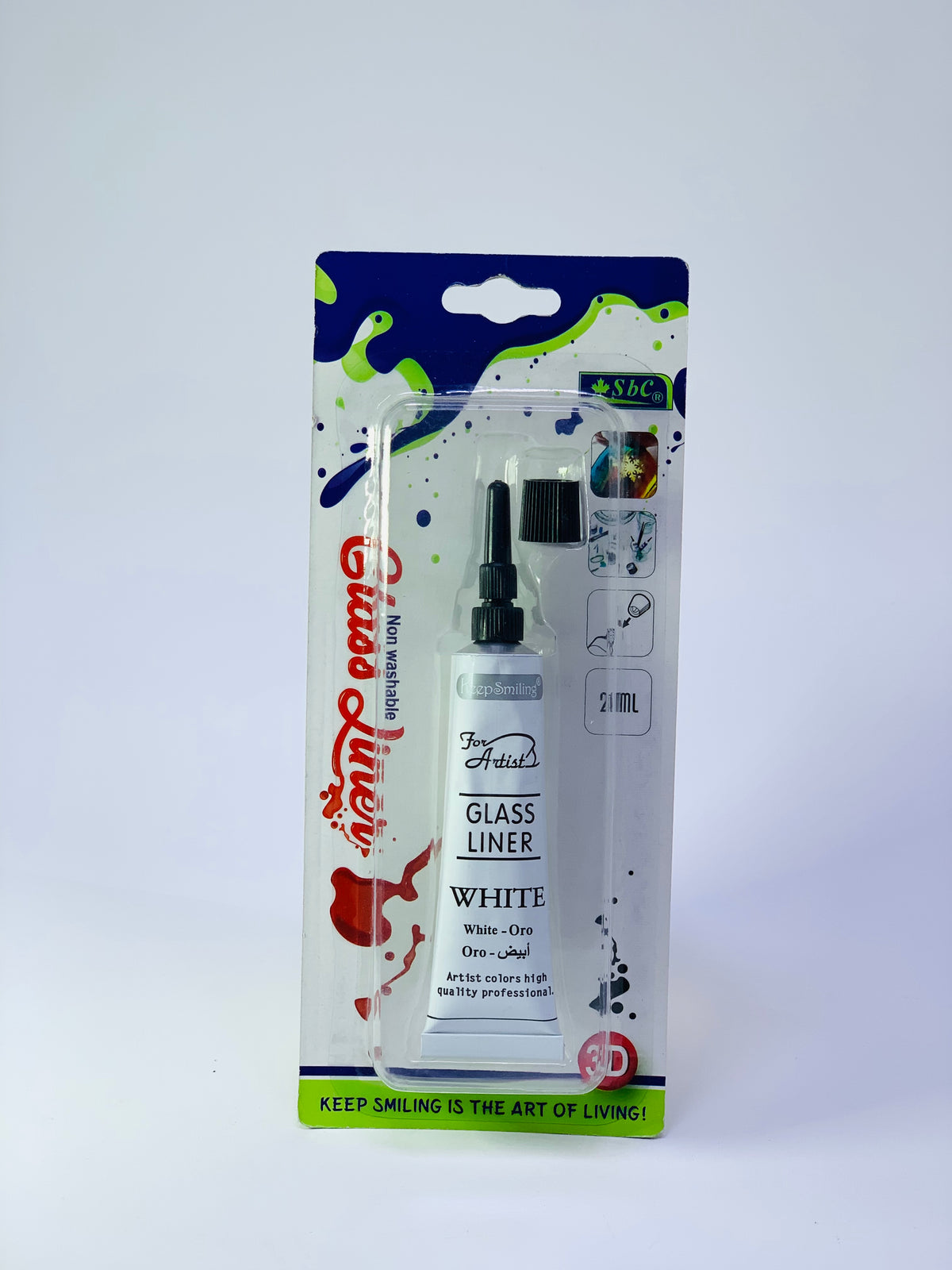 SBC GLASS LINER WHITE