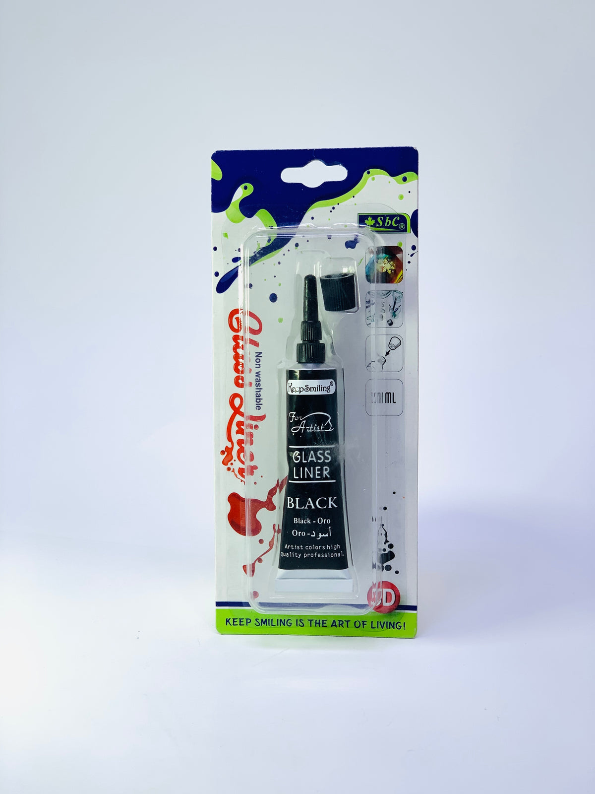 GLASS LINER BLACK COLOR