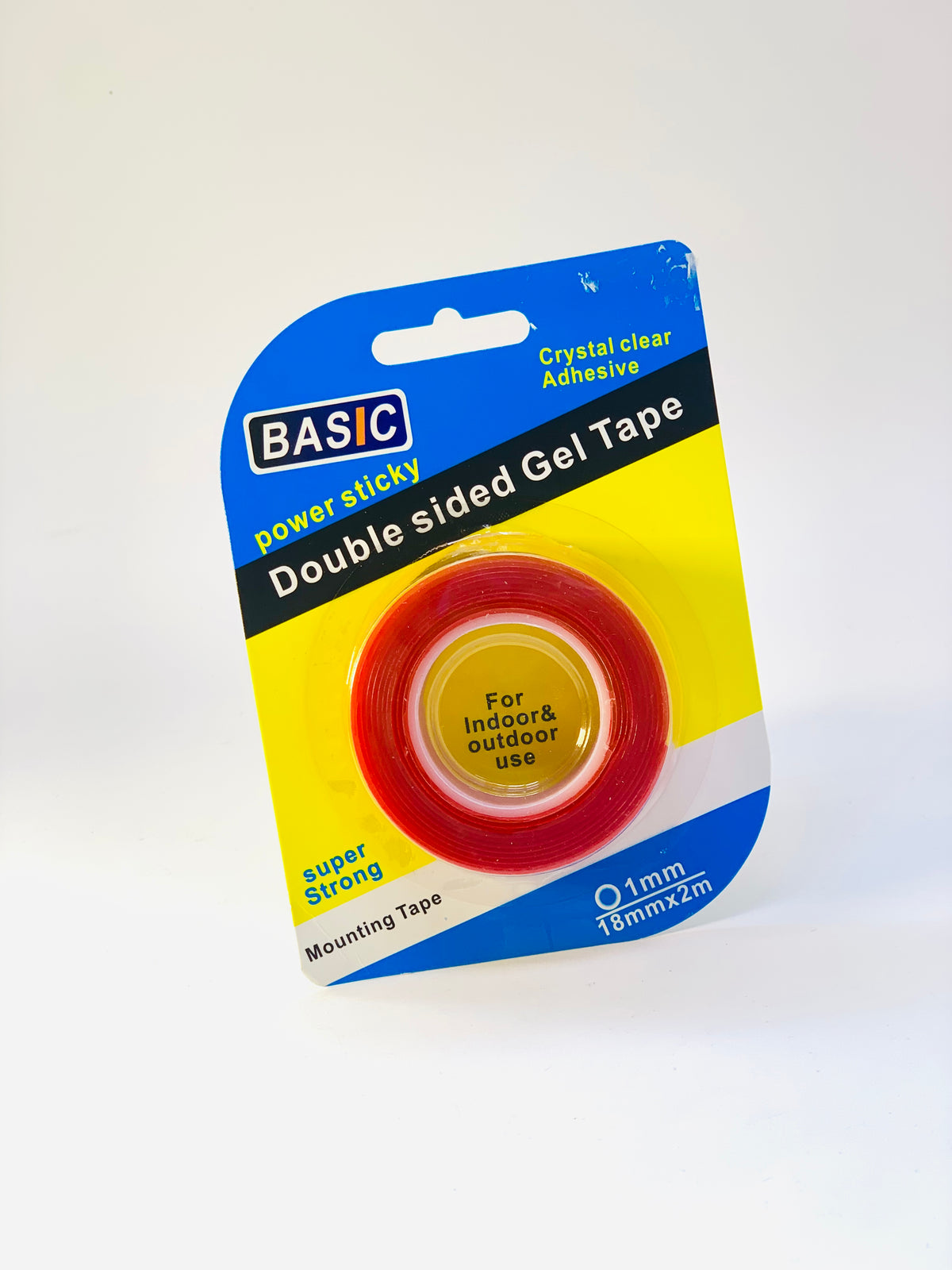 BASIC DOUBLE SIDED GEL TAPE CRYSTAL