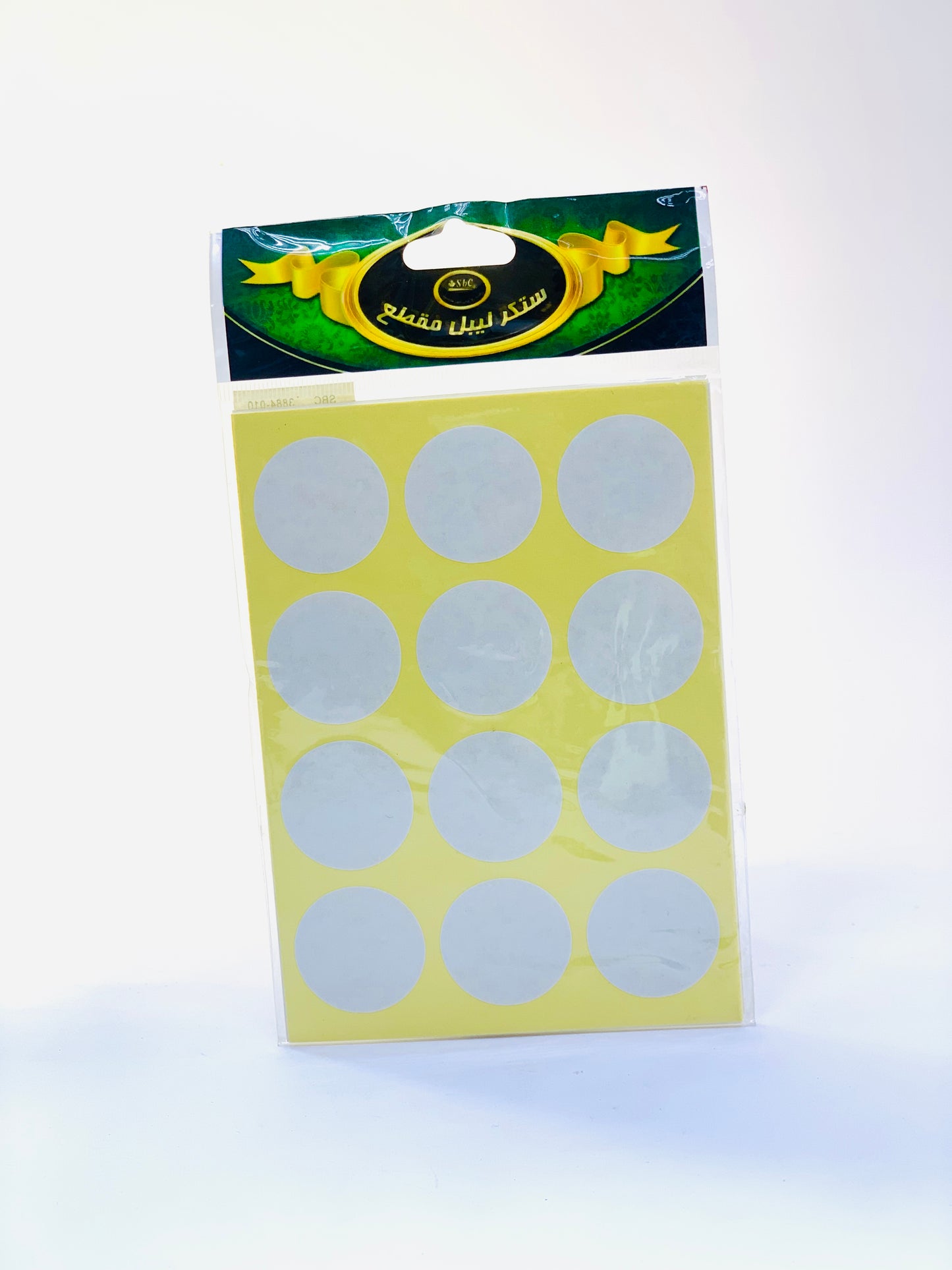 SBC SELF ADHESIVE WHITE LABELS ROUND