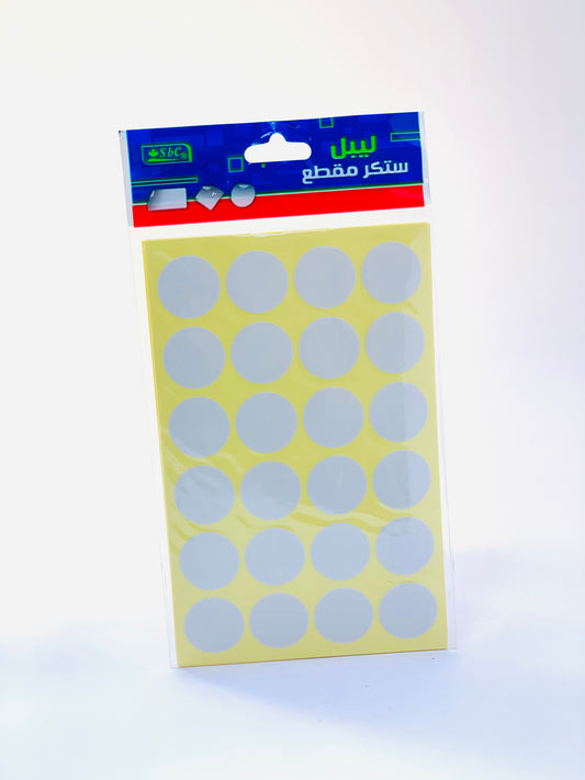 SBC SELF AHESIVE LABELS ROUND 3884 011