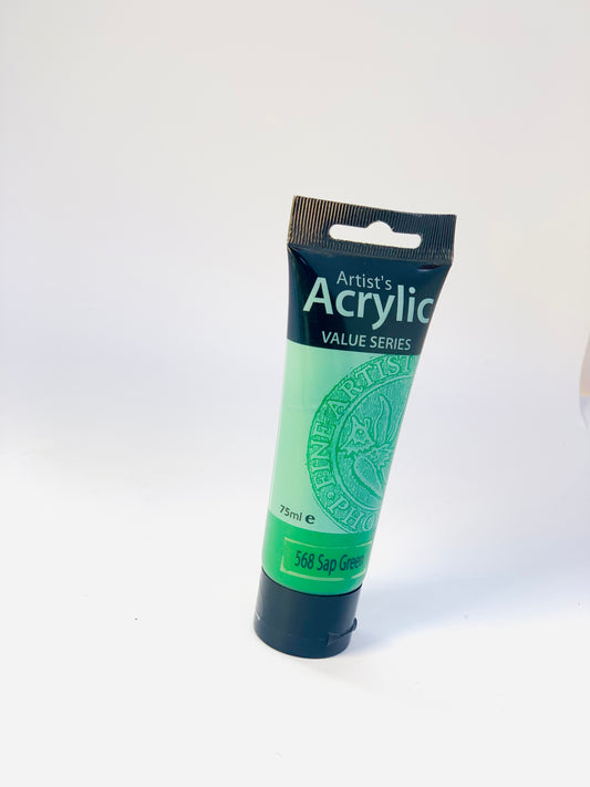 ACRLIC COLOR ARTIST SAP GREEN 75ML