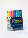 UNI POSCA COLORS PC1MR - 0.7MM 8 COLORS