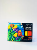 YALONG ACRYLIC COLORS 30ML 6 COLORS