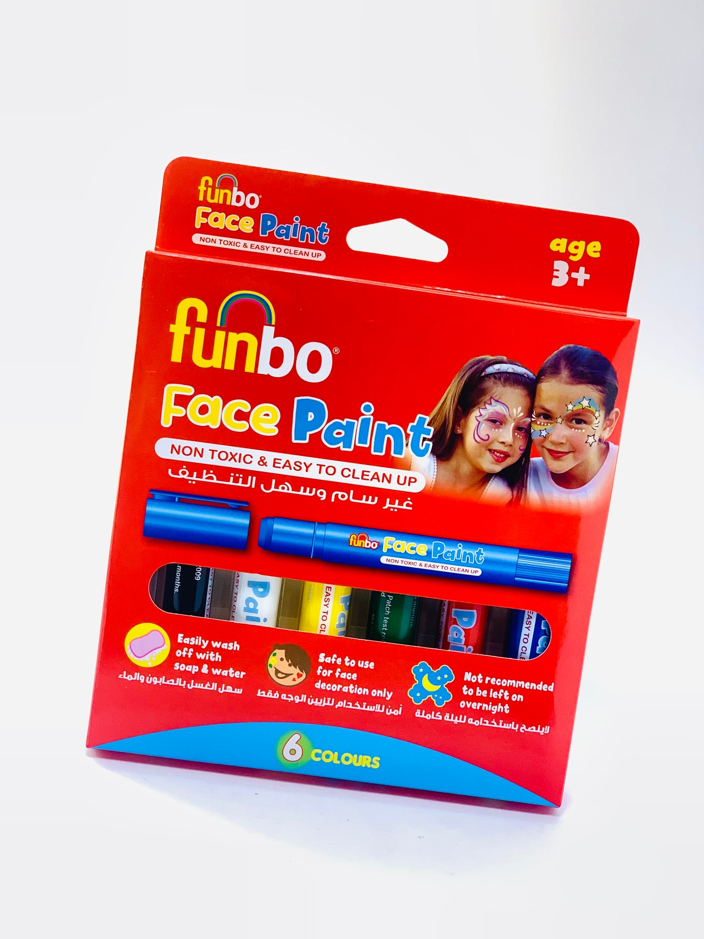 FUNBO FACE PAINT 6 COLORS