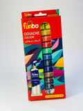 FUNBO GOUACHE 12 COLOR - 12ML