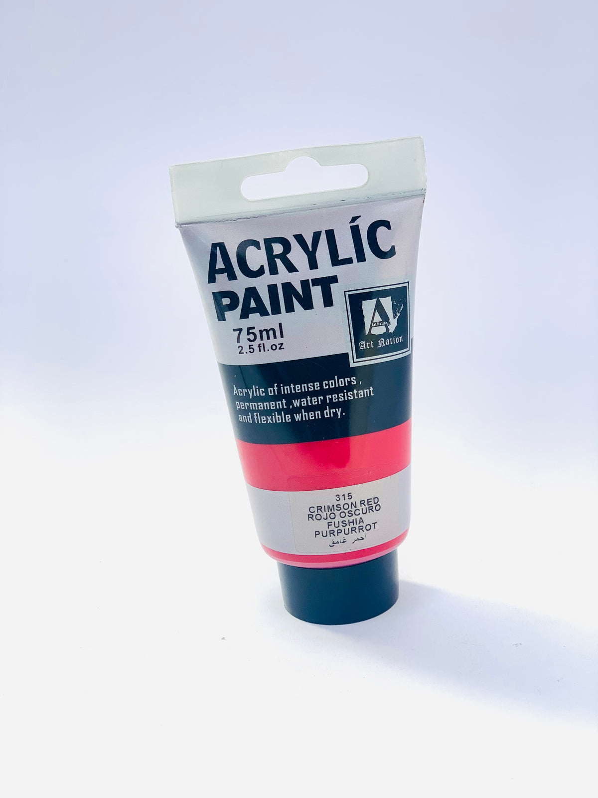ACRYLIC PAINT 75ML CRIMSON RED