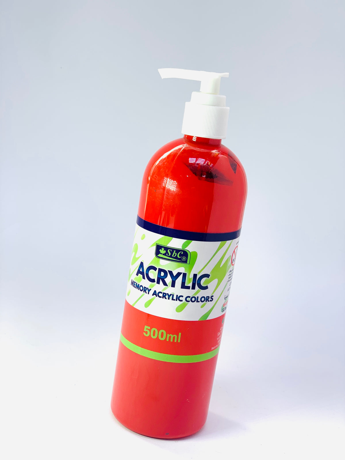 SBC ACRYLIC COLOR RED 500ML
