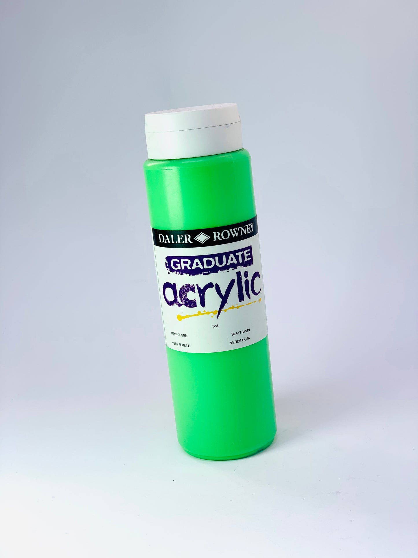 DALER ROWNEY ACRYLIC COLOR LEAF GREEN 500ML