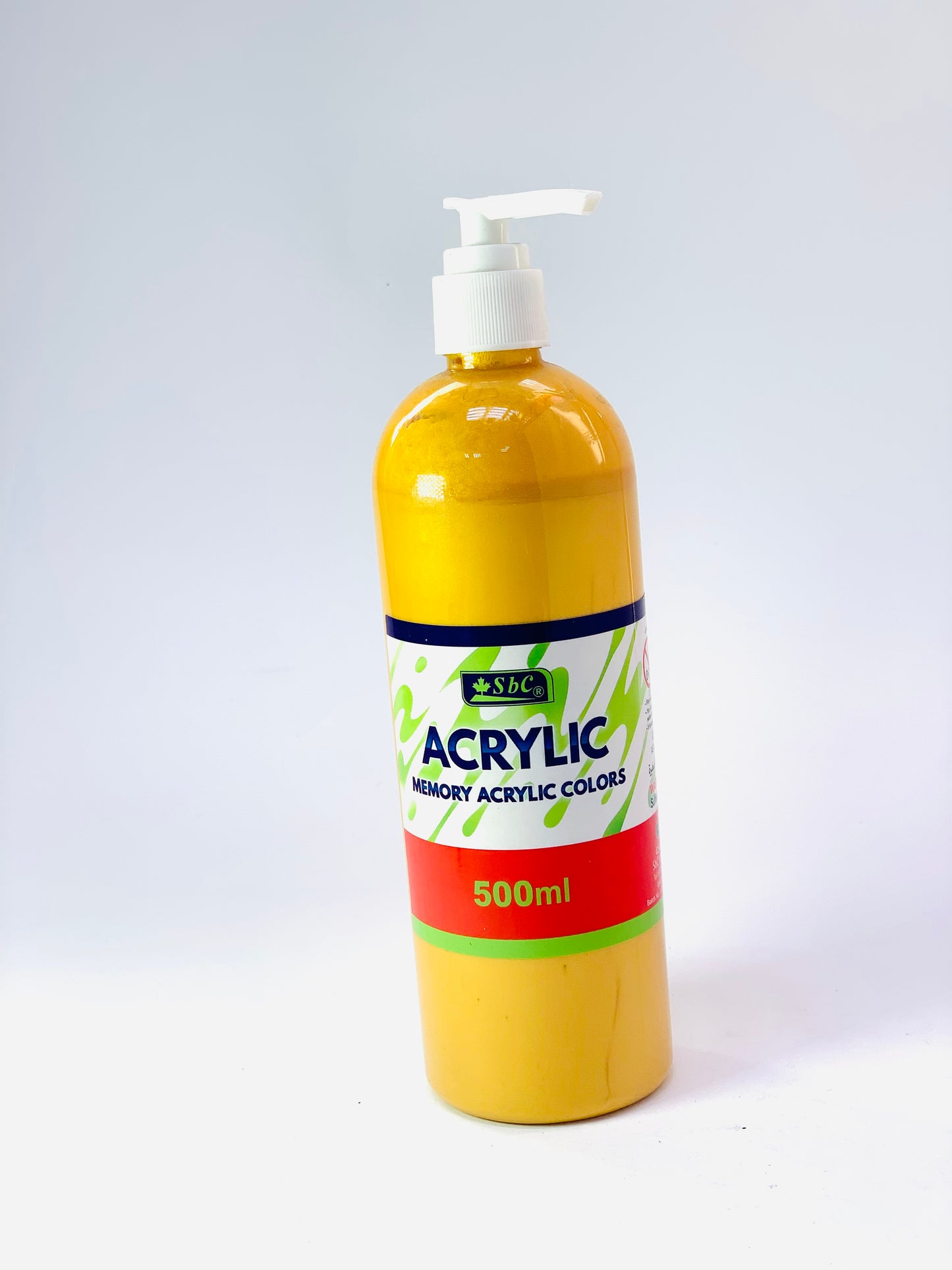 اس بي سي لون أكريليك ذهبي 500 مل