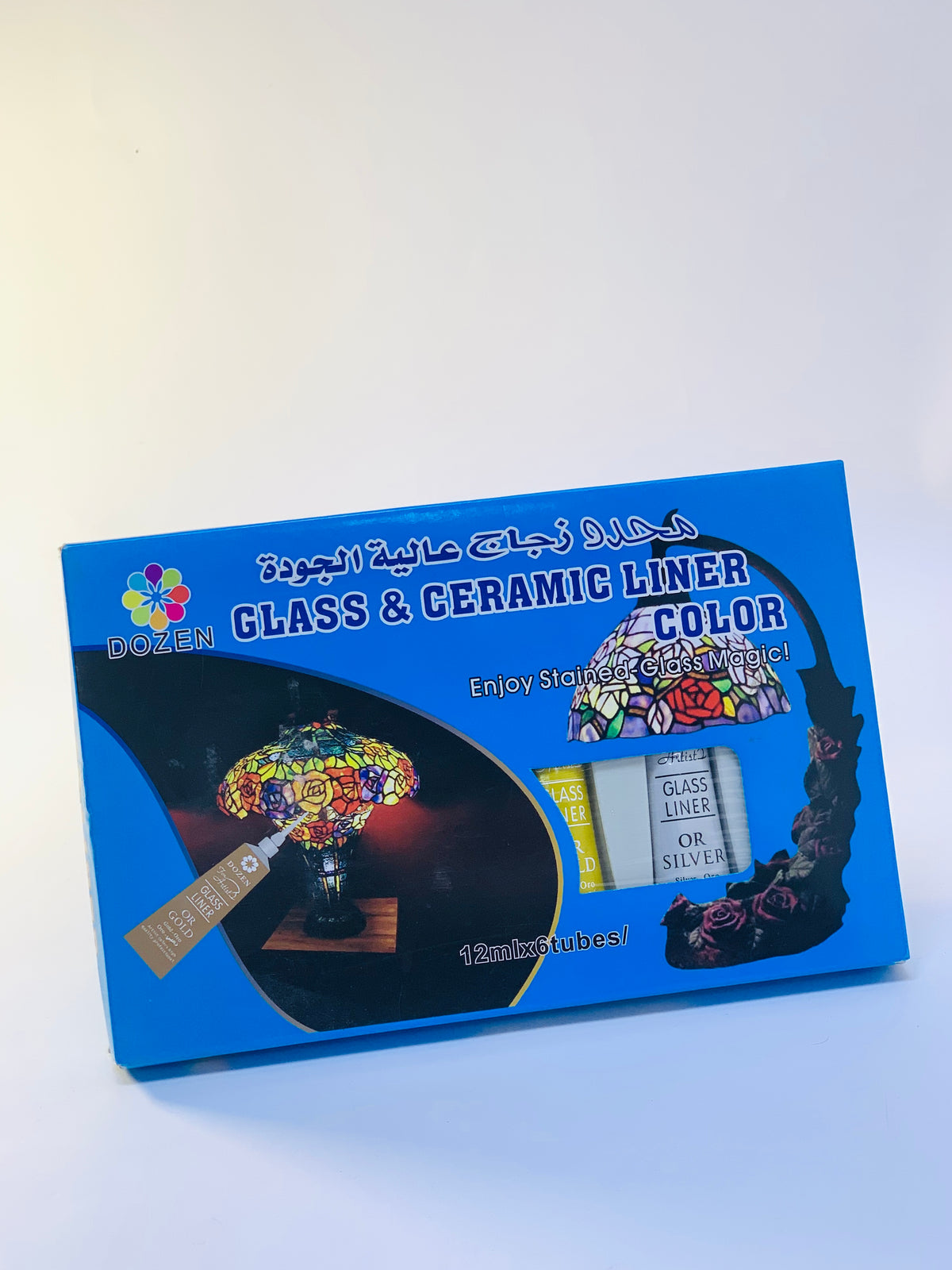 DOZEN GLASS CERAMIC LINER COLOR 12MLX6TUBES