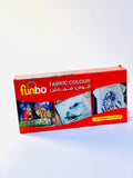 FANBO FABRIC COLOUR 12 COLOURS X 25ML