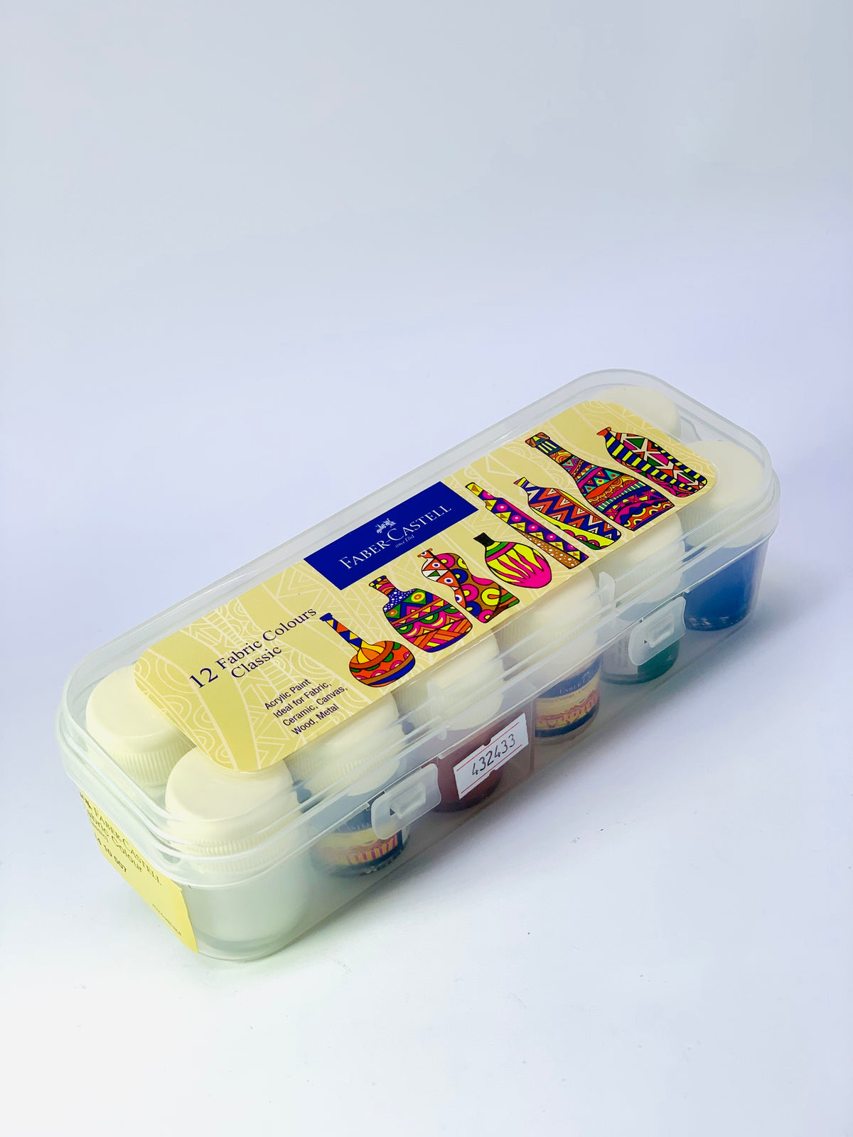 Faber-Castell Fabric Colors 12X10Ml In A Plastic Box