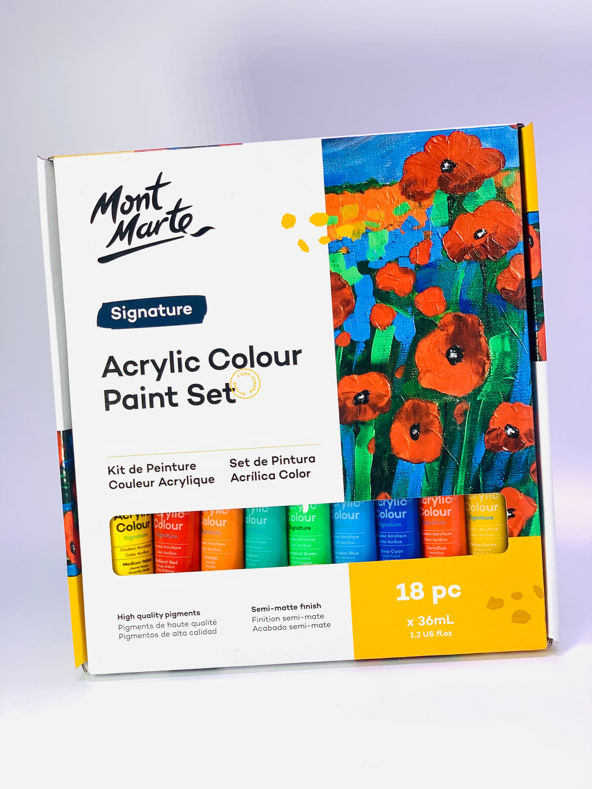 MONT MARTE ACRYLIC COLOR 18X36ML