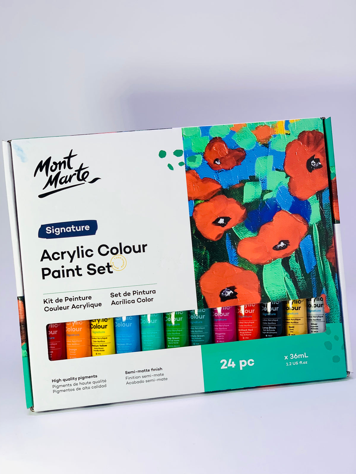 MONT MARTE ACRYLIC COLOR 24X36ML