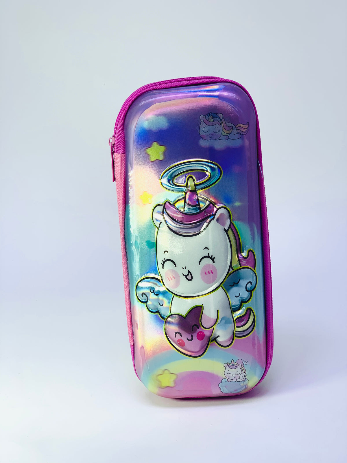 3D Pencil Case  - Pink Unicorn
