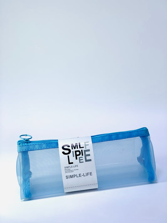 SIMPLE LIFE TRANSPARENT PENCIL CASE