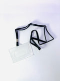 ID Card Holder with Lanyard COLOR BLACK