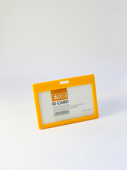 SBC ID CART HOLDER  YELLOW
