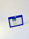 SBC PLASTIC ID CART HOLDER BLUE