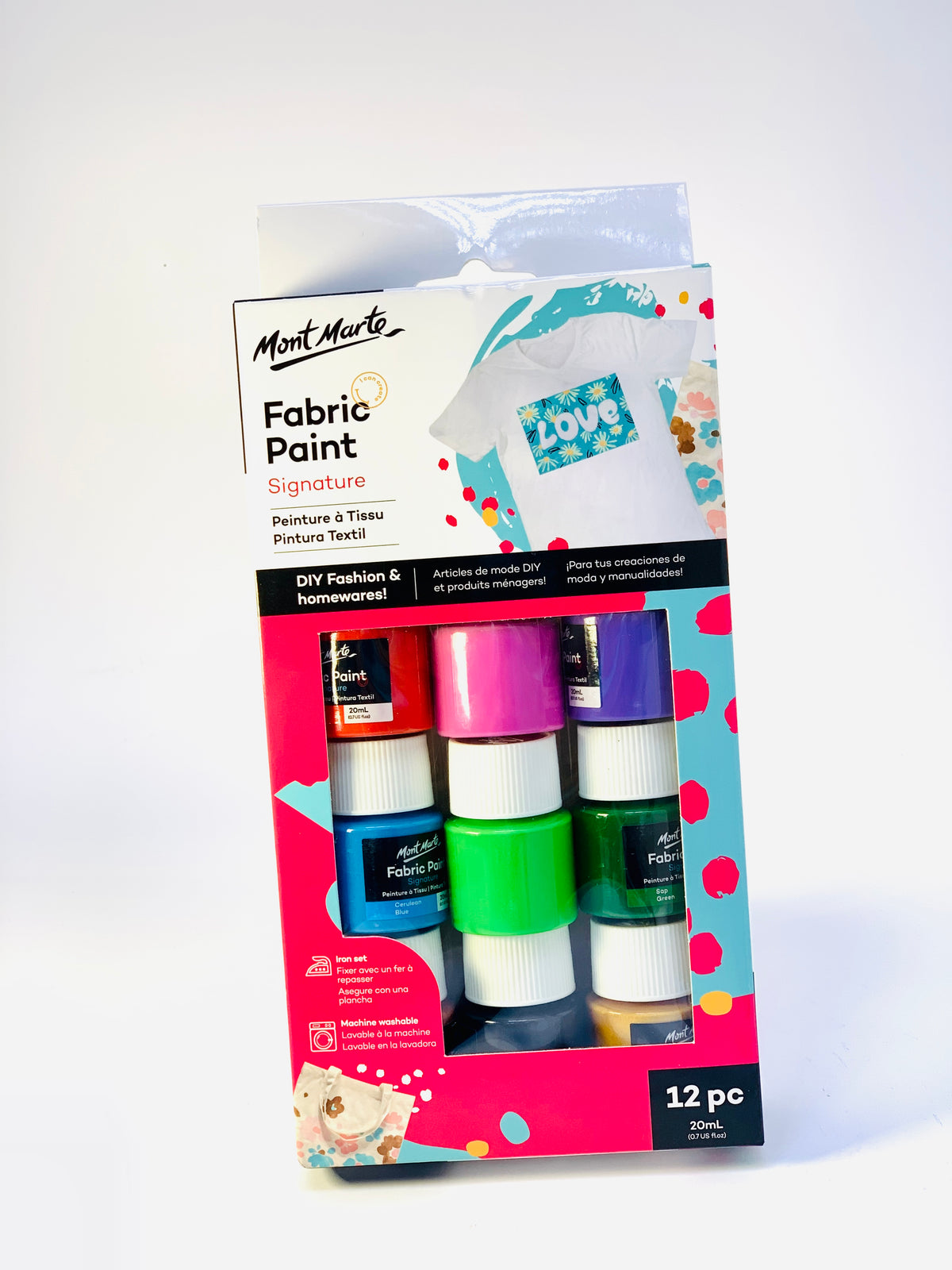 MONT MARTE FABRIC PAINT 12X20ML