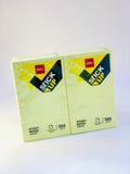 DELI STICKY NOTE 76MMX126MM 3INX5IN 100 SHEETS