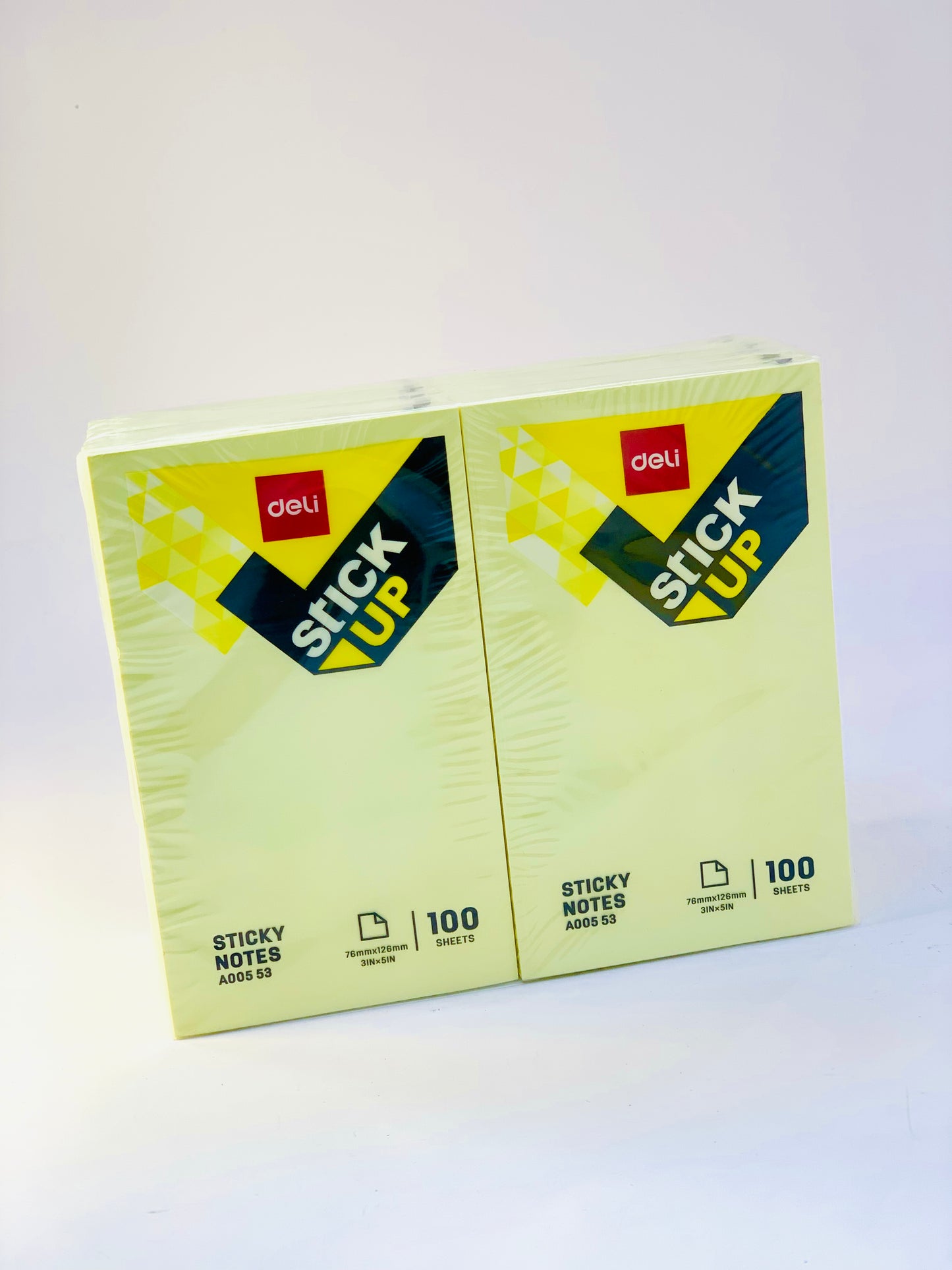 DELI STICKY NOTE 76MMX126MM 3INX5IN 100 SHEETS