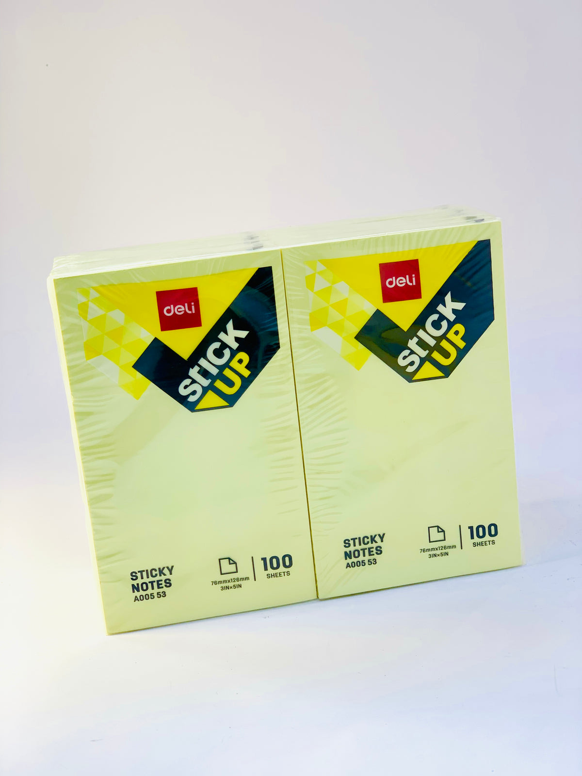 DELI STICKY NOTE 76MMX126MM 3INX5IN 100 SHEETS