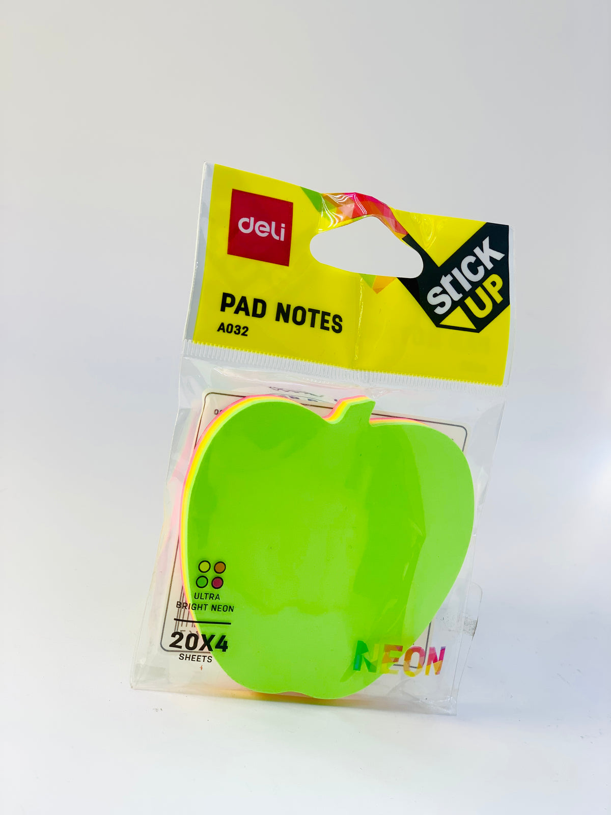 ملاحظات الوسادة DELI A032 ULTRA BRIGHT NEON 20X4