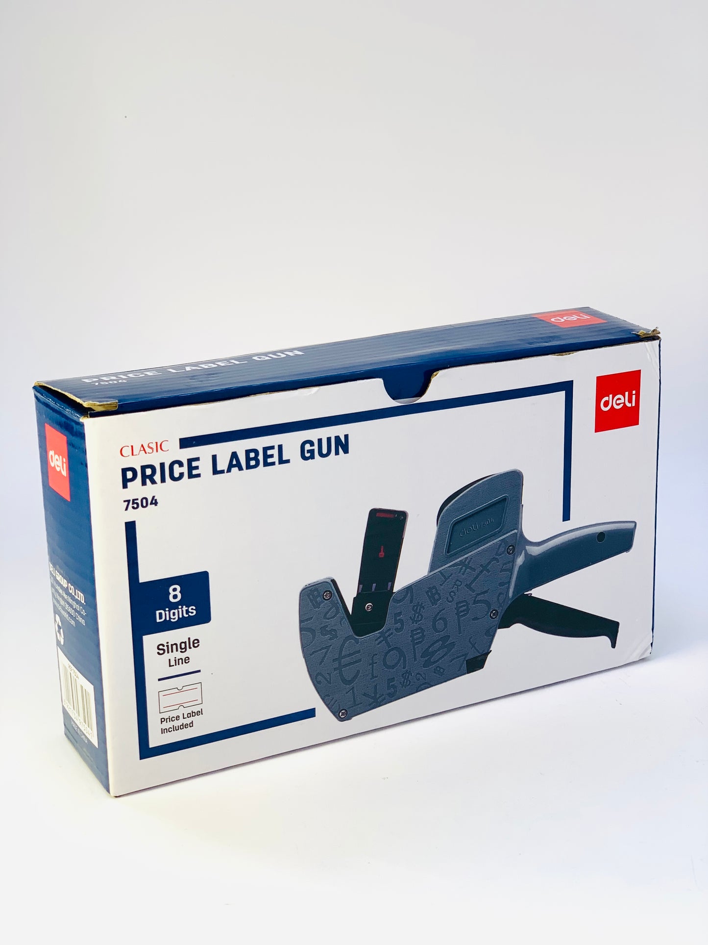DELI PRICE LABLE GUN 7504 8 DIGITS SINGLE LINE
