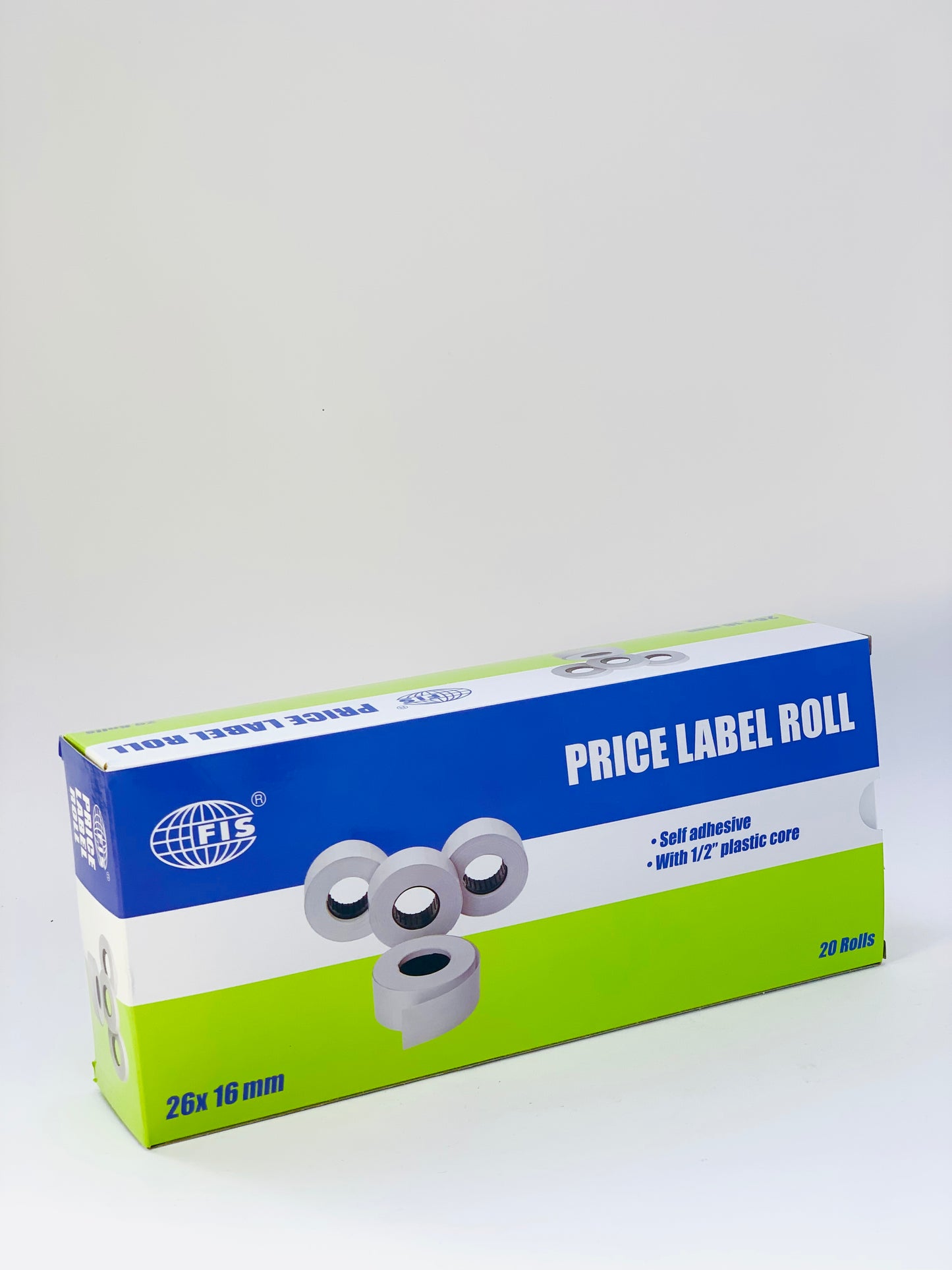 FIS PRICE LABLE ROLL 26X16MM 20 لفة