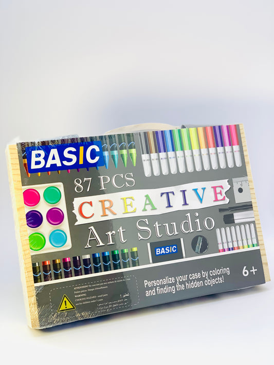 BASIC CREATIVE ART STUDIO 87 PCS