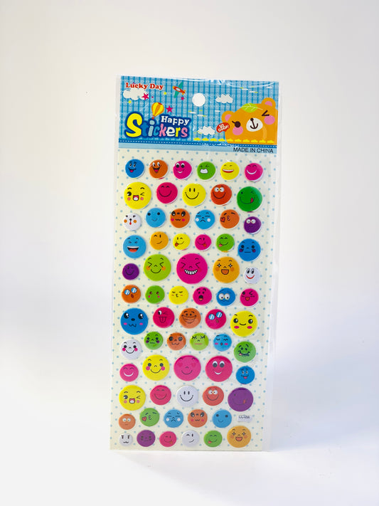 LUCKY DAY HAPPY STICKER SMILE