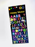 ENGLISH LETTERS STICKERS