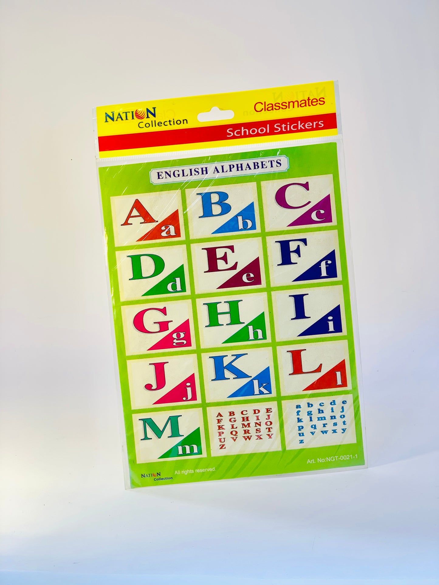 ENGLISH ALPHABETS STICKERS