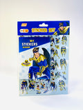 BLUE MAN STICKER SET 6PCS