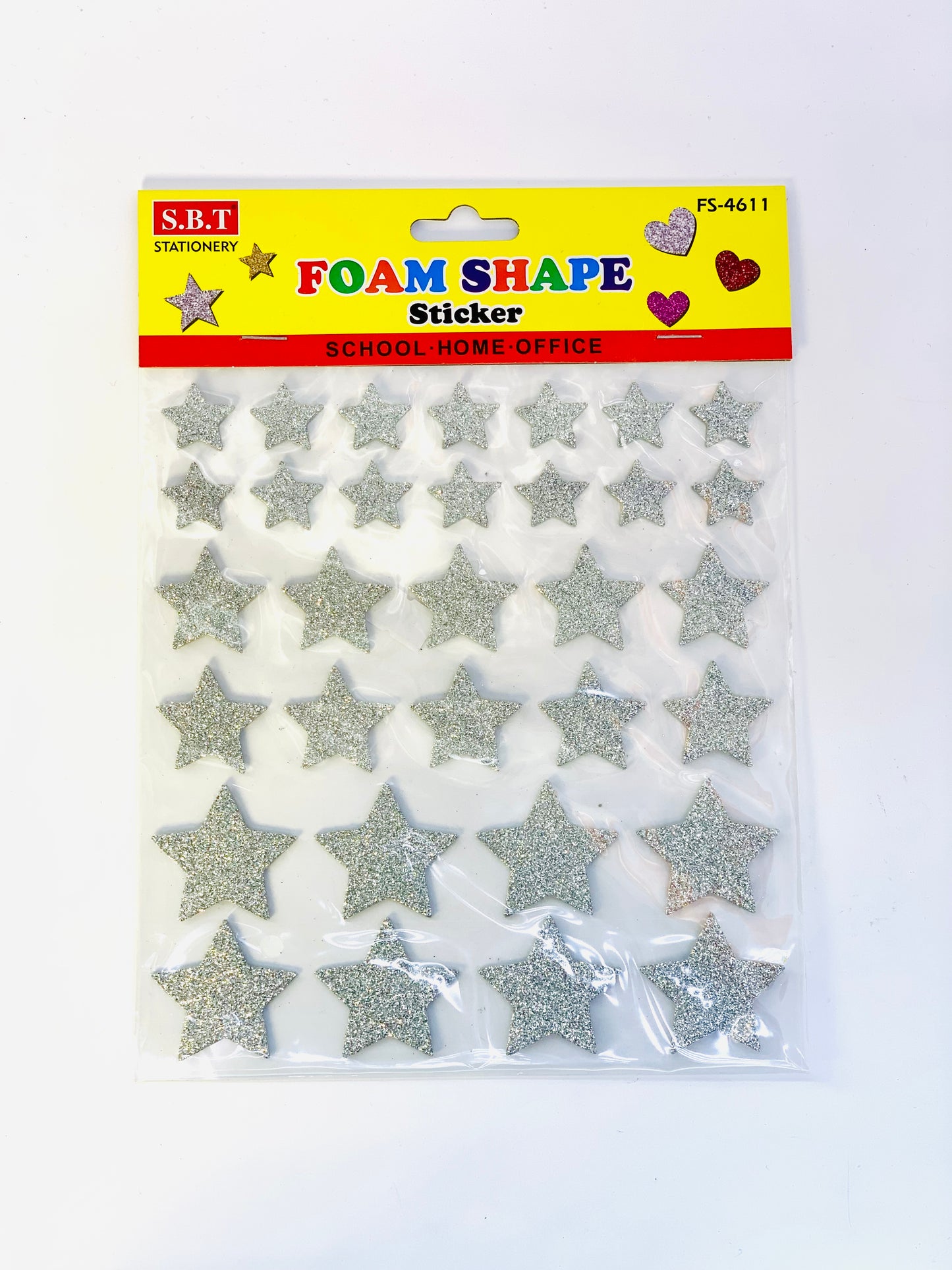 SILVER GLITTER STICKER