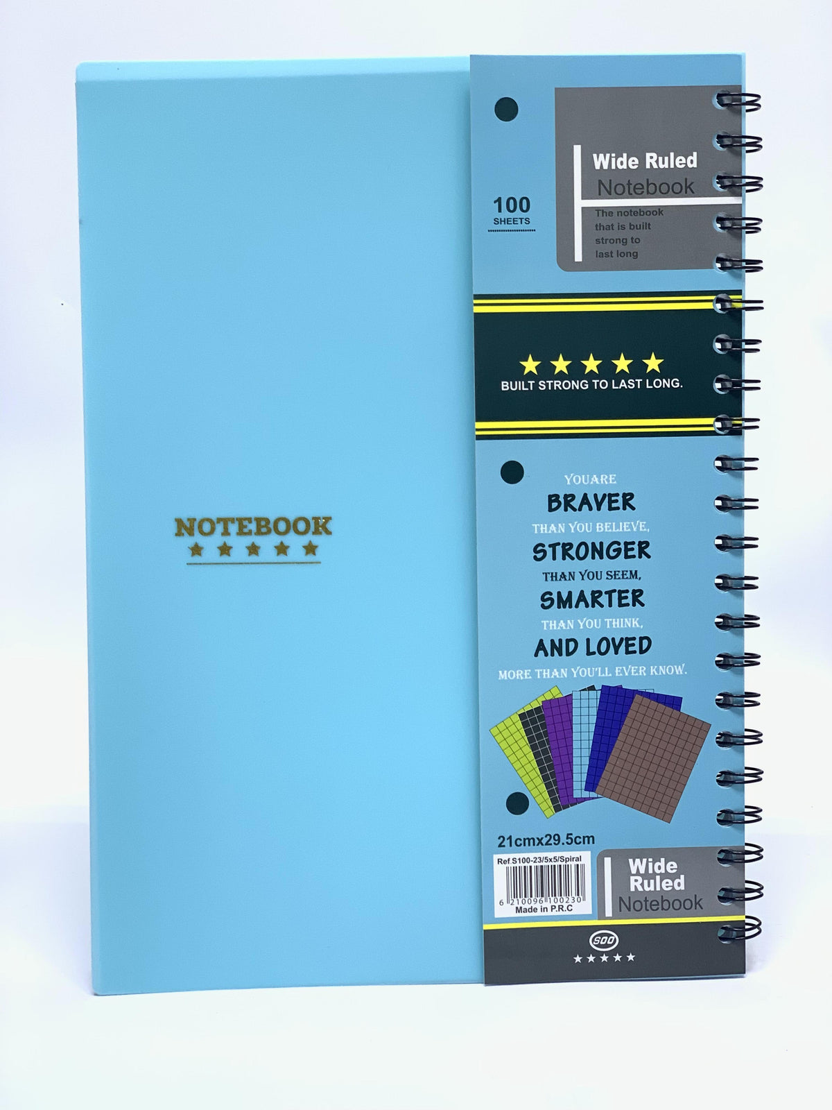 A4 SPIRAL 5 MM NOTE BOOK 100 SHEETS