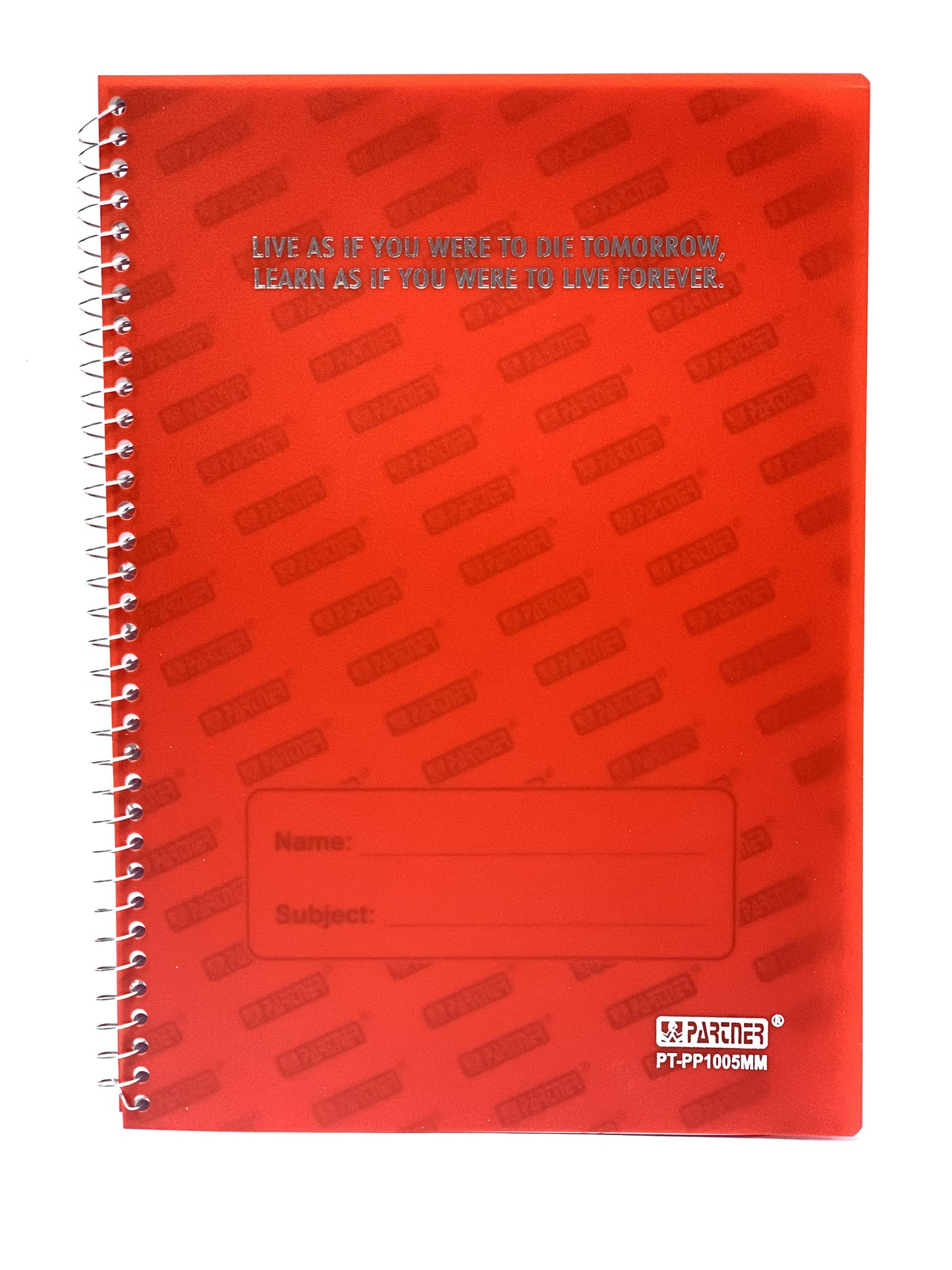 A4 SPIRAL 5 MM NOTE BOOK 100 SHEETS